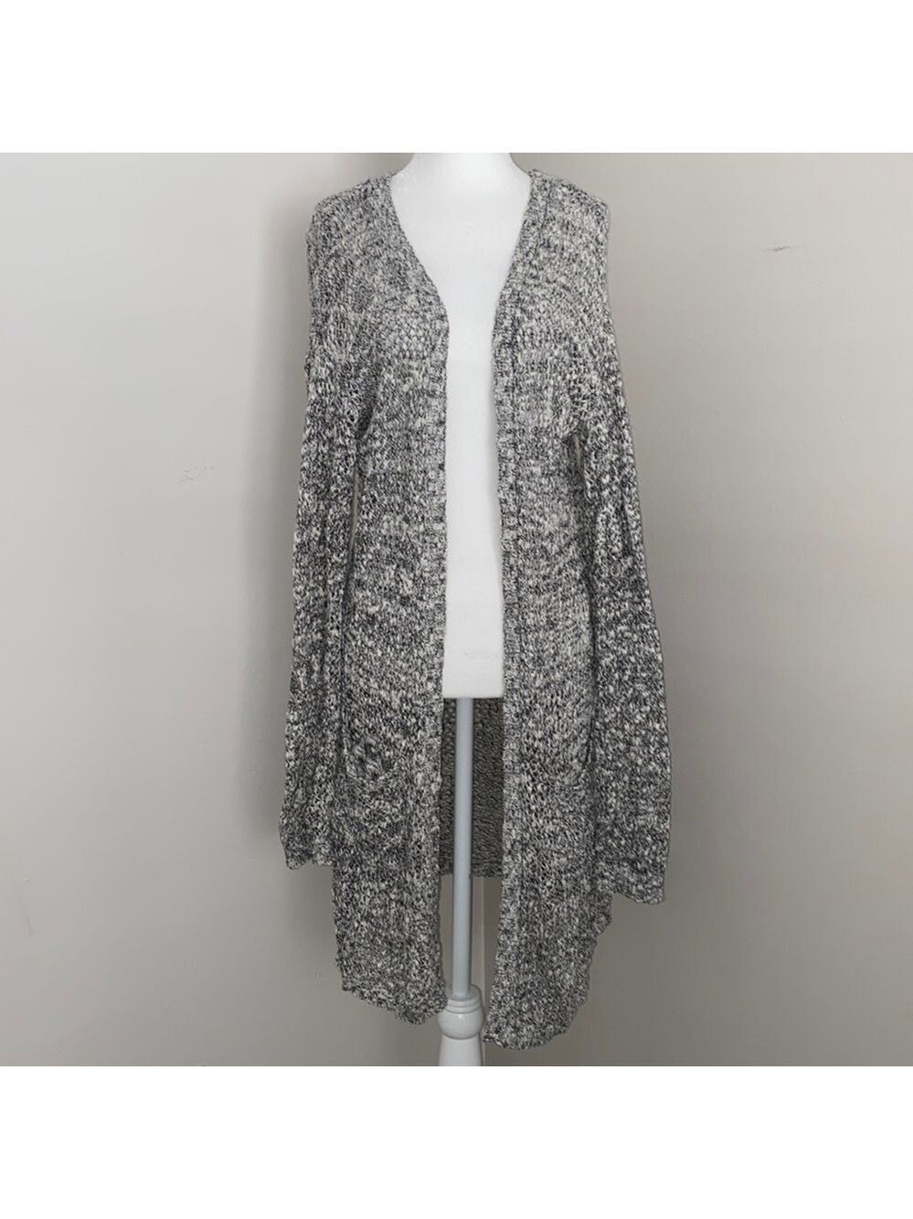 Arizona open knit long cardigan